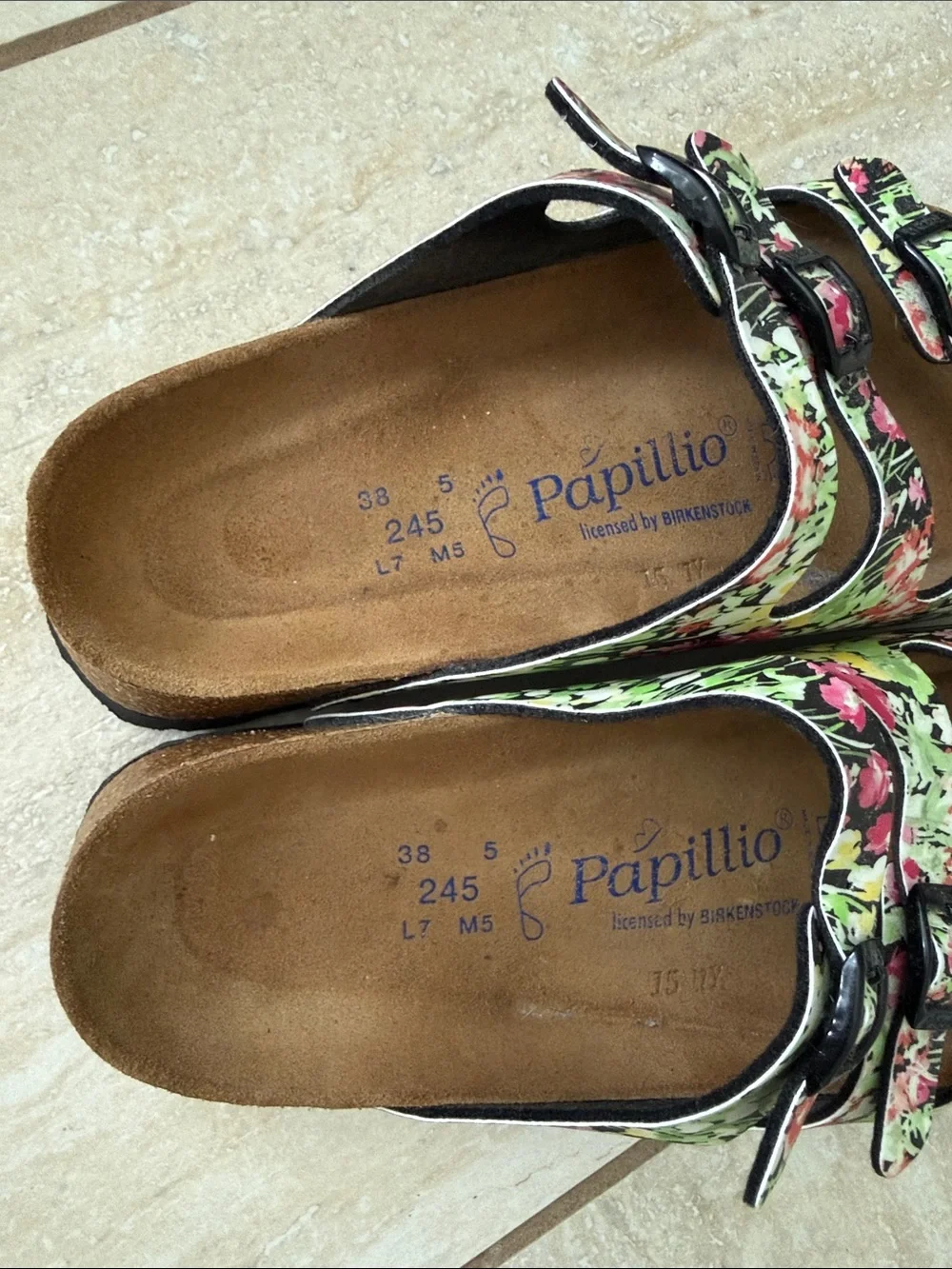 Papillio by Birkenstock Florida Spring Flower sandals